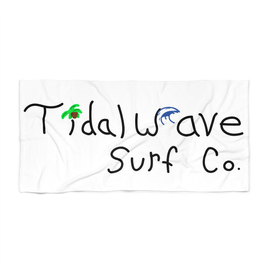 Tidal Wave Surf Co. Brand Beach Towel