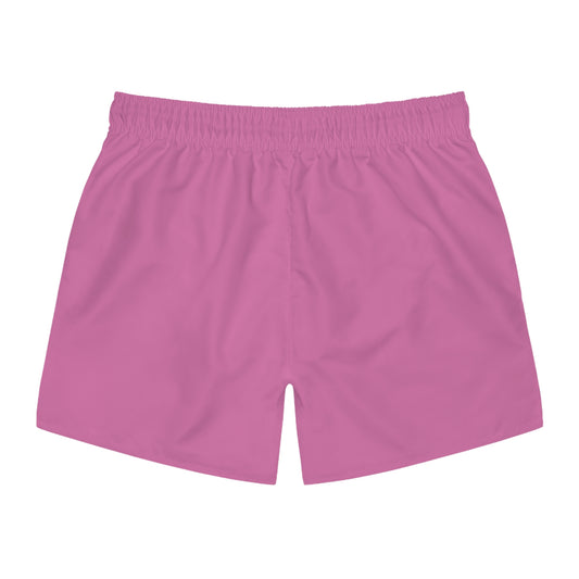 Pink Hibiscus Swim Shorts