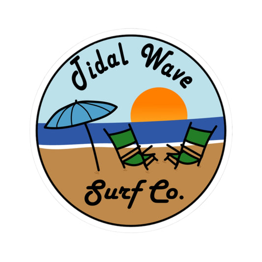Tidal Wave Surf Co. Beach Sticker