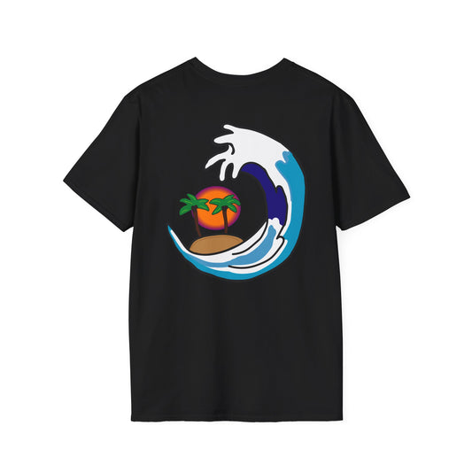 Tidal Wave Surf Co. Brand Tee - Black (Unisex)