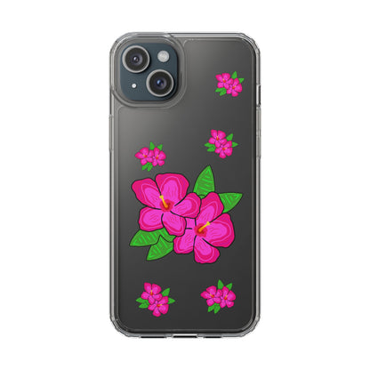 The Nectar of Life (Hibiscus) - Clear Phone case