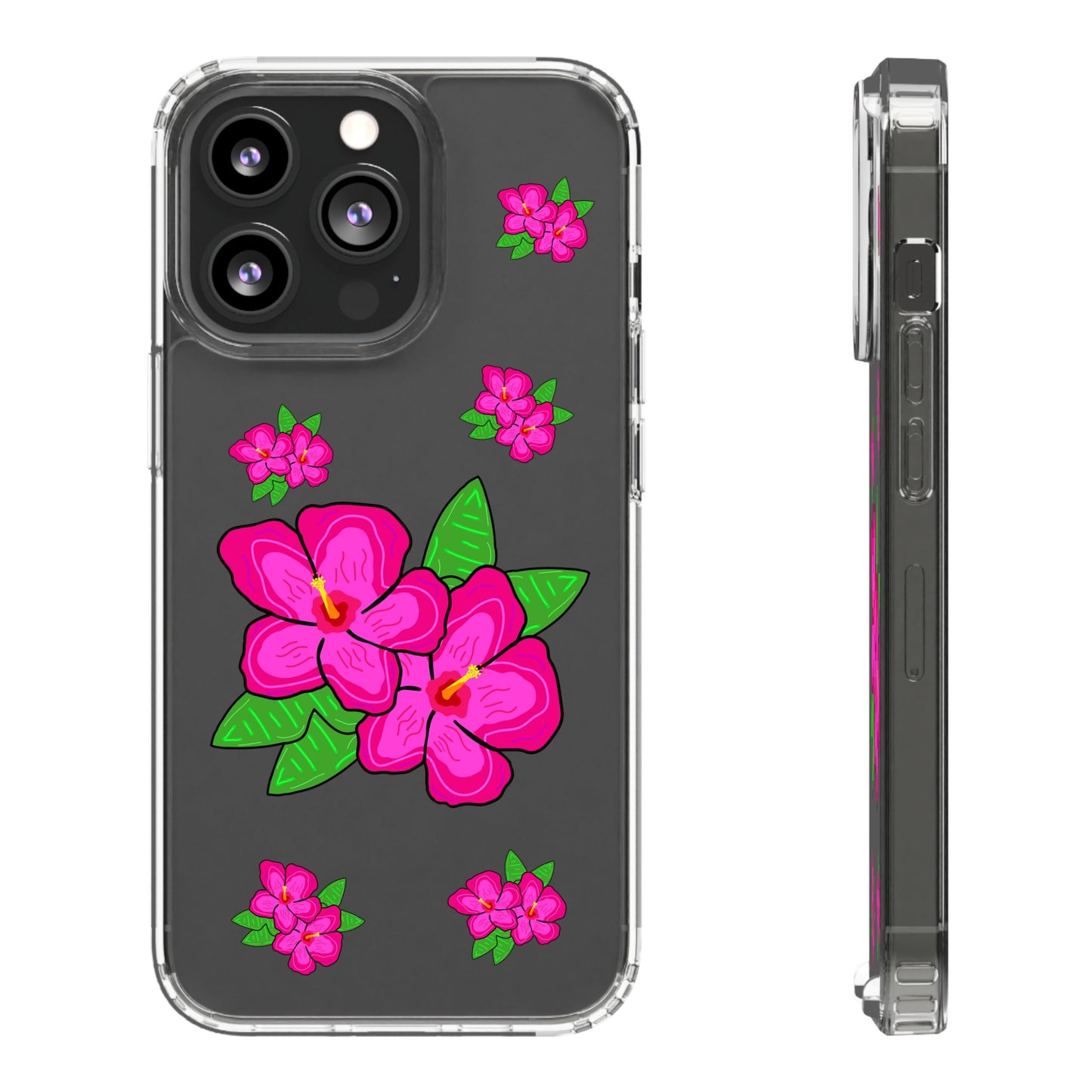 The Nectar of Life (Hibiscus) - Clear Phone case