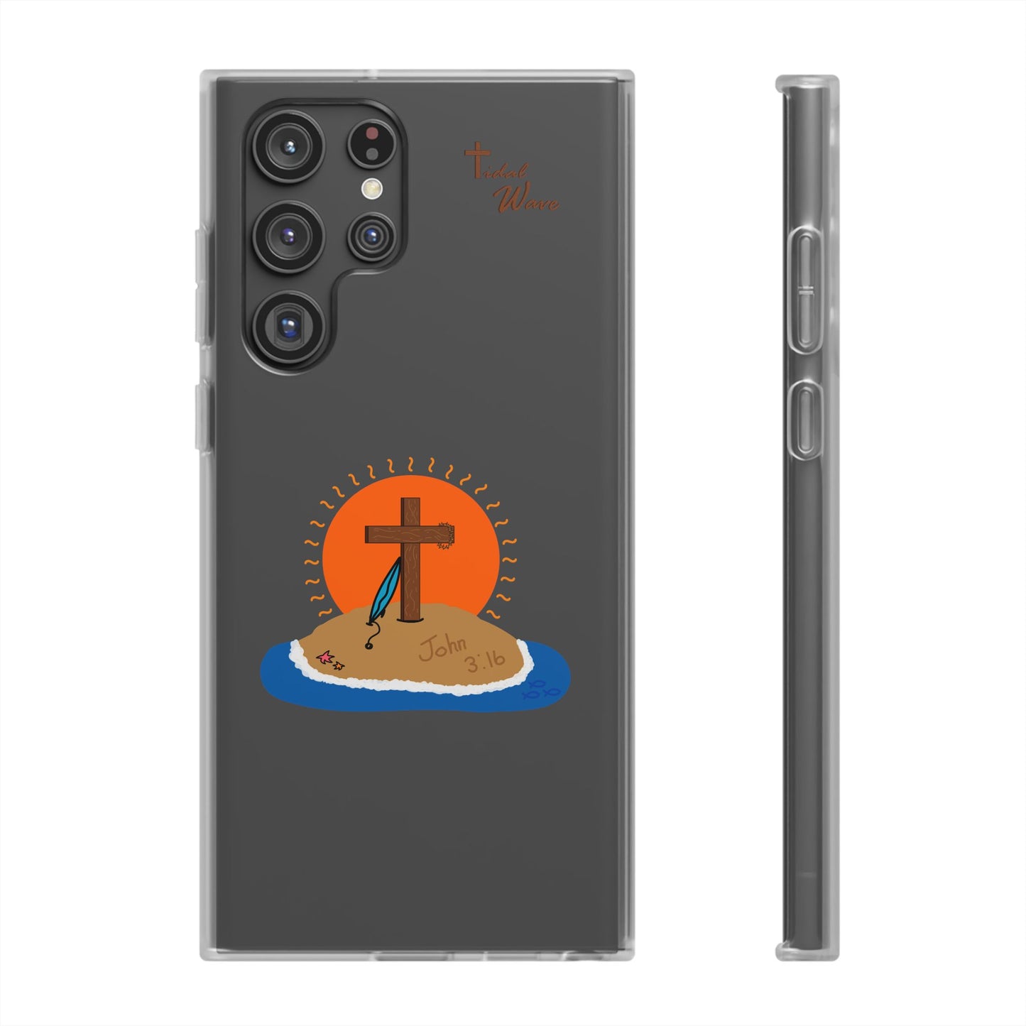 The Savior of the Seas Clear Phone Case