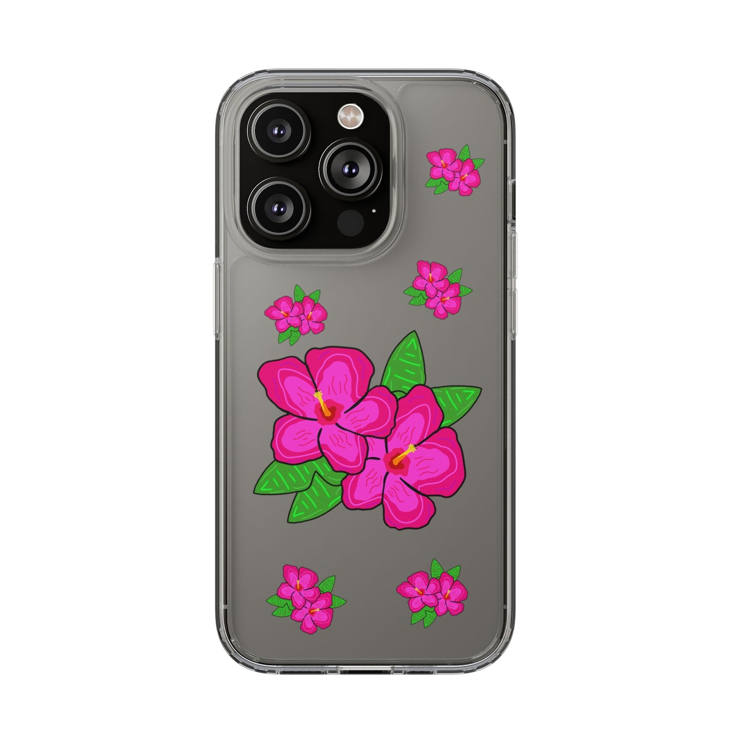 The Nectar of Life (Hibiscus) - Clear Phone case