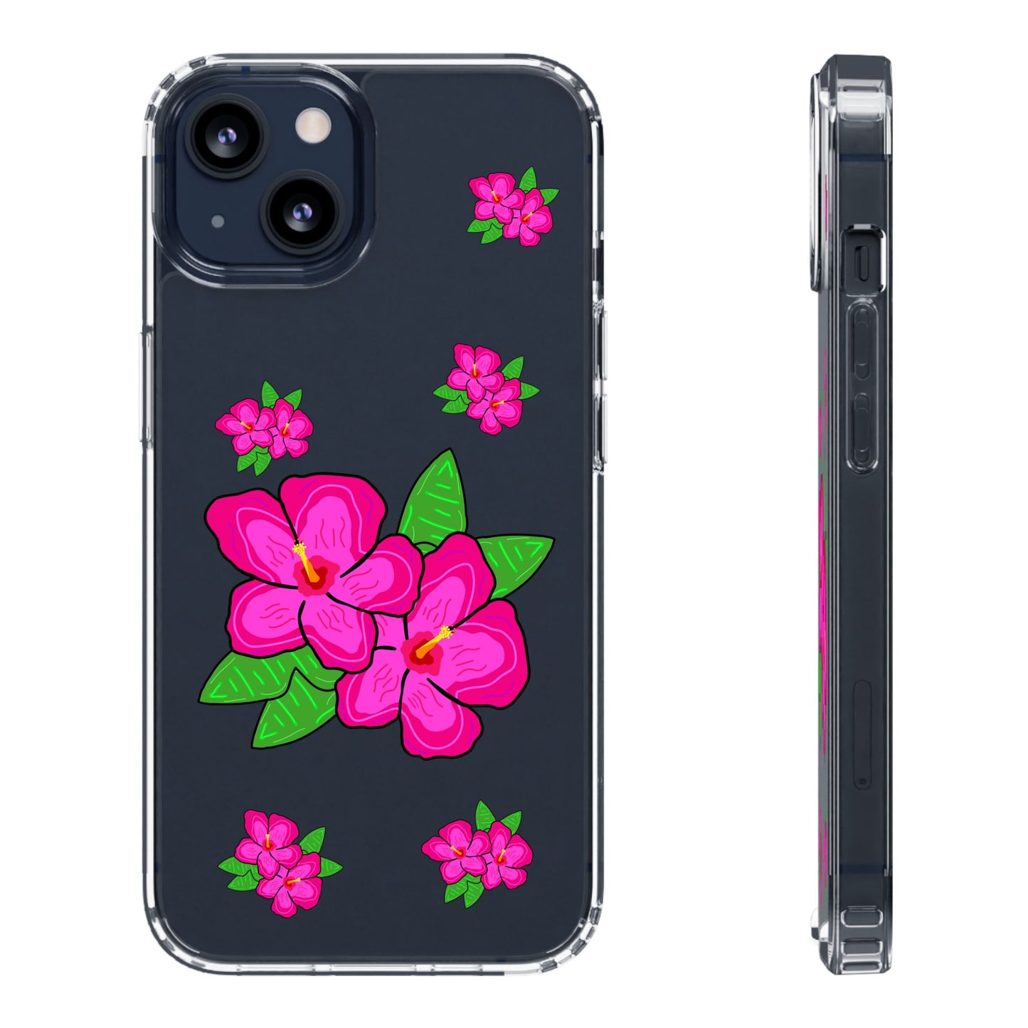 The Nectar of Life (Hibiscus) - Clear Phone case