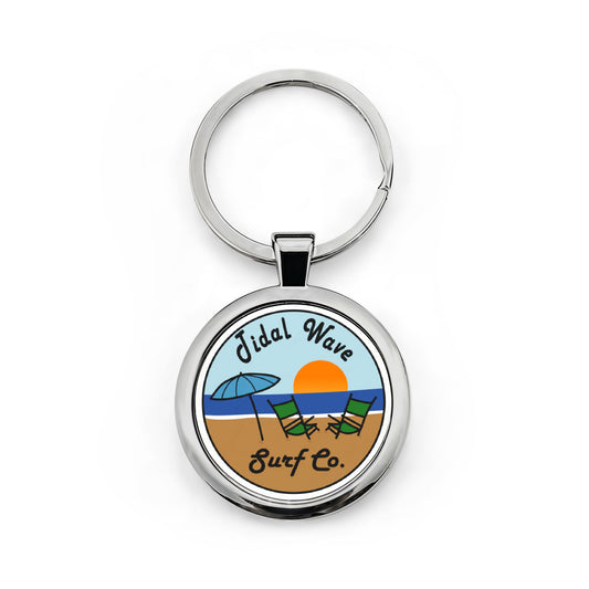 Tidal Wave Surf Co. Beach Keychain
