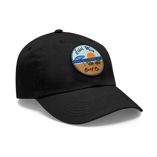 Tidal Wave Surf Co. Beach Leather Patch Hat