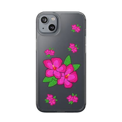 The Nectar of Life (Hibiscus) - Clear Phone case
