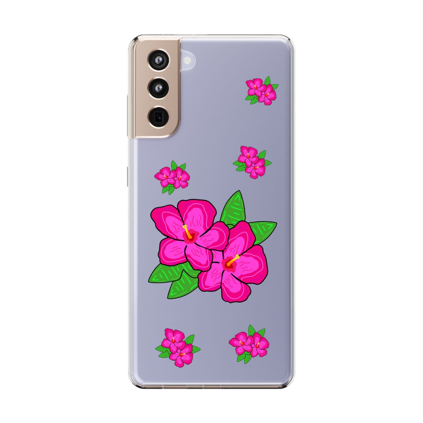 The Nectar of Life (Hibiscus) - Clear Phone case