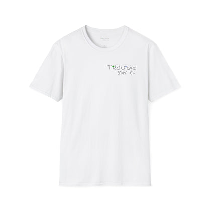 Tidal Wave Surf Co. Brand Tee - White (Unisex)