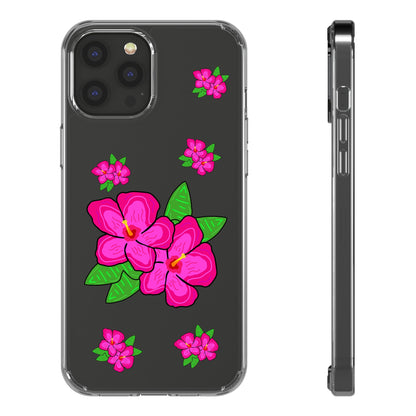 The Nectar of Life (Hibiscus) - Clear Phone case