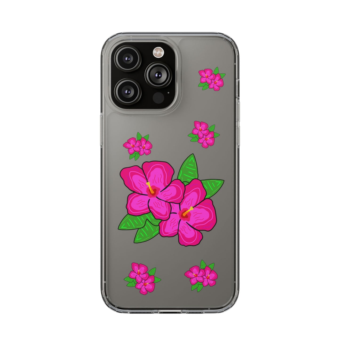 The Nectar of Life (Hibiscus) - Clear Phone case
