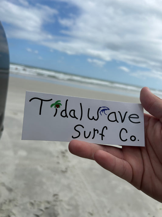 Tidal Wave Surf Co. Brand Sticker