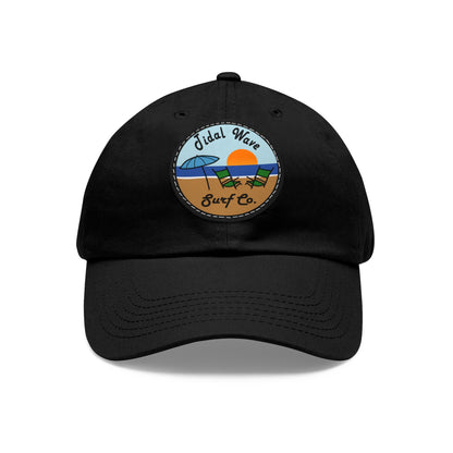 Tidal Wave Surf Co. Beach Leather Patch Hat