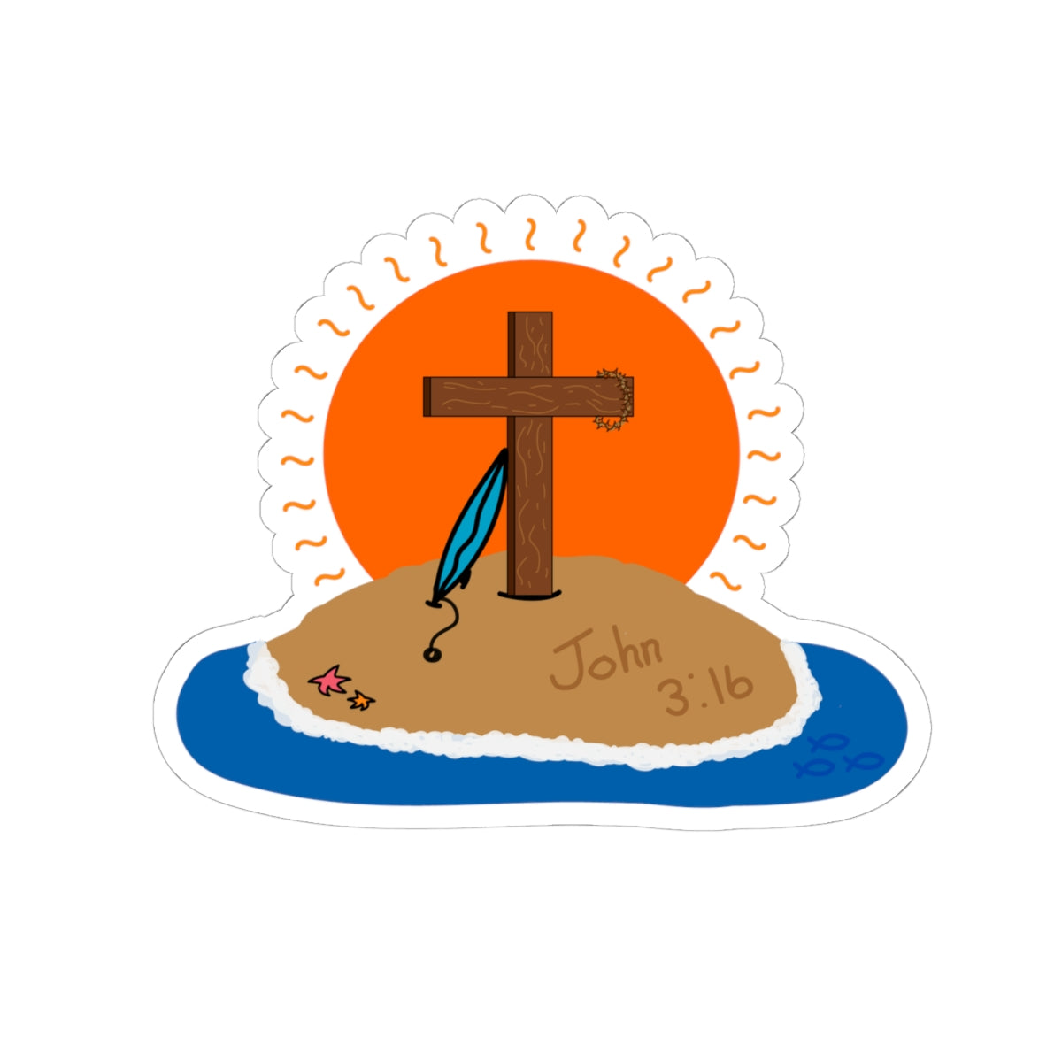 The Savior of the Seas Sticker