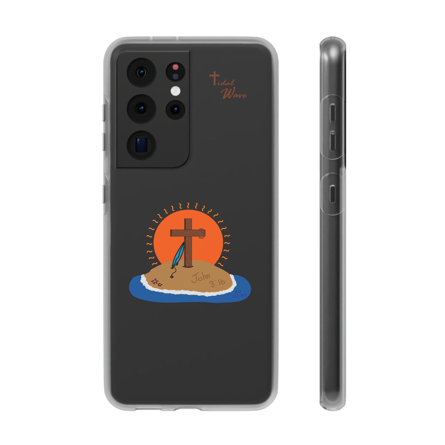 The Savior of the Seas Clear Phone Case
