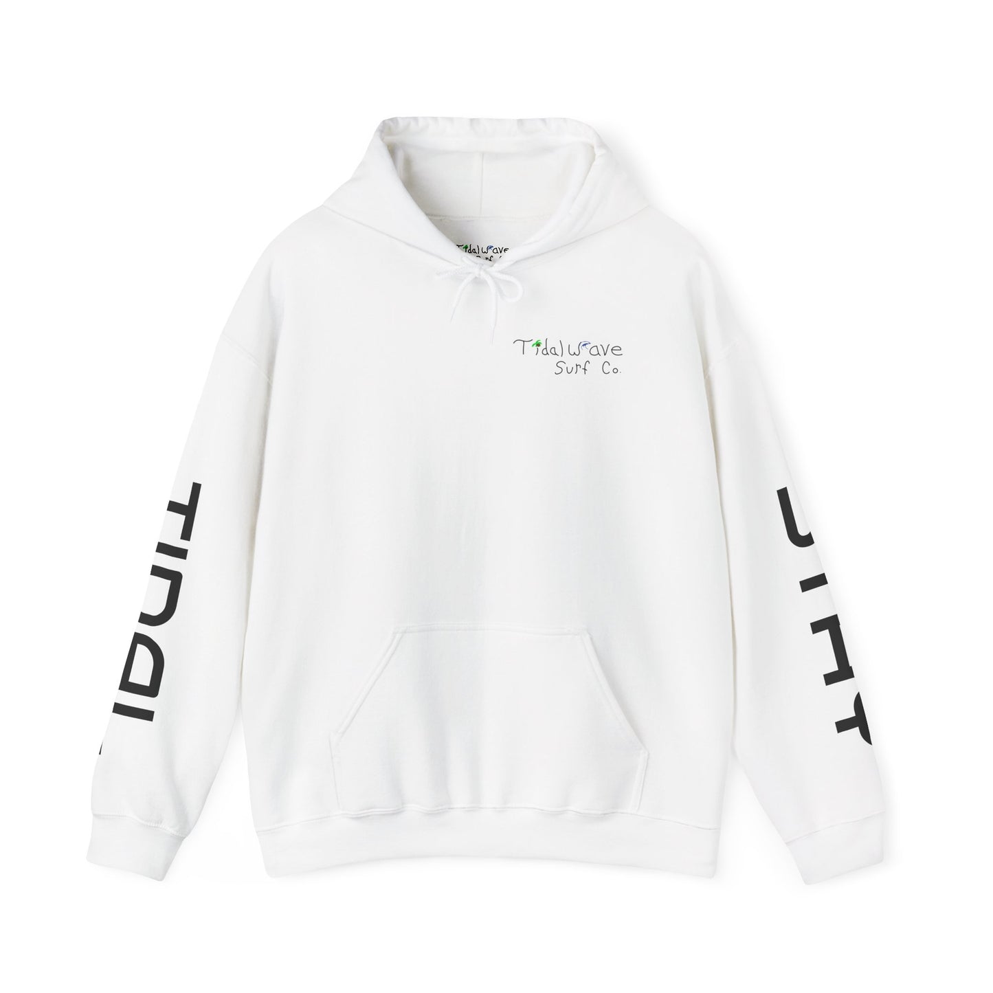 Tidal Wave Surf Co. Brand Hoodie - White (Unisex)