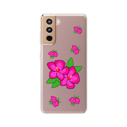 The Nectar of Life (Hibiscus) - Clear Phone case