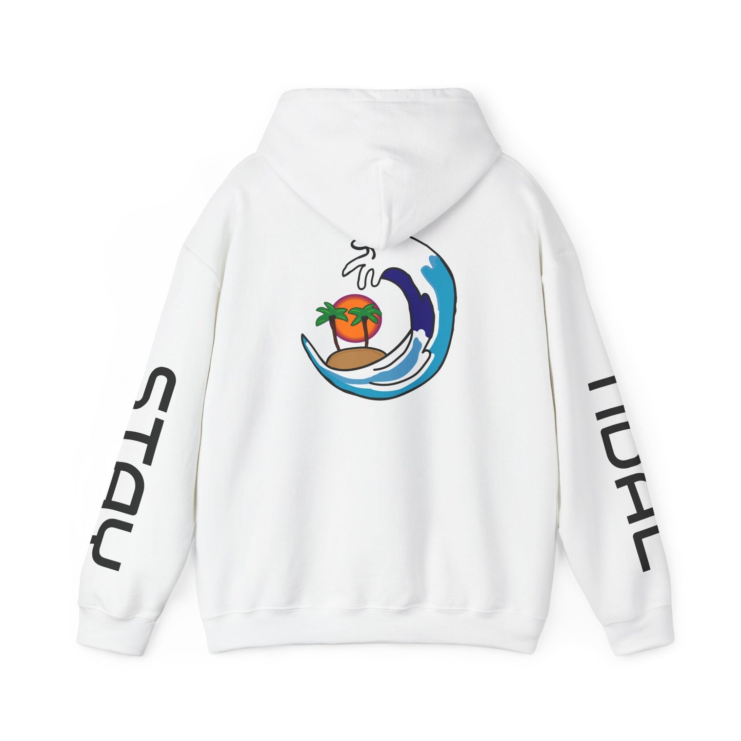 Tidal Wave Surf Co. Brand Hoodie - White (Unisex)