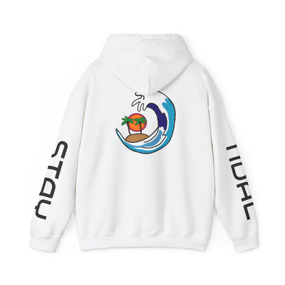 Tidal Wave Surf Co. Brand Hoodie - White (Unisex)