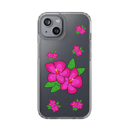 The Nectar of Life (Hibiscus) - Clear Phone case